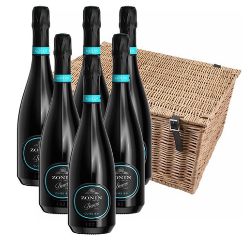 Zonin Prosecco Cuvee DOC 1821 Case of 6 Hamper